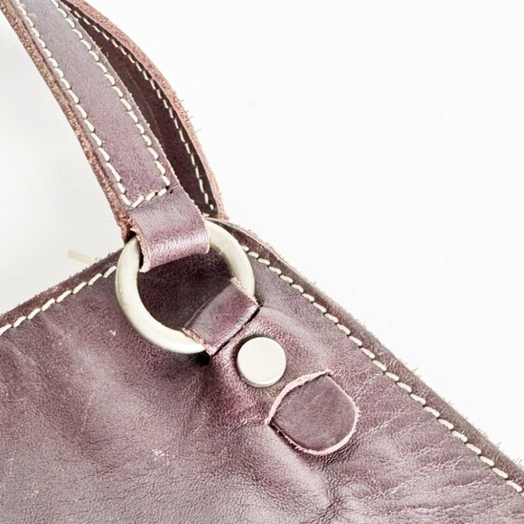 Vintage Christopher Kon leather mini hobo shoulder bag brown - Picture 6 of 7